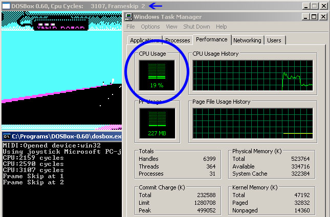 dosbox batch file