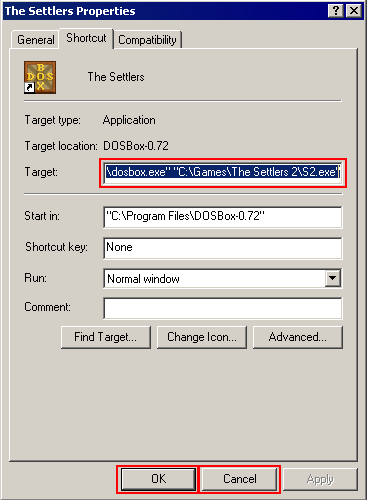 change dosbox window size