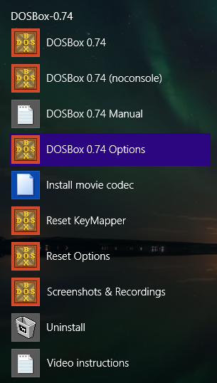 windows xp emulator dosbox